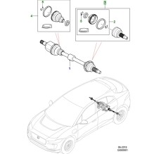Jaguar iPace Drivknute bak