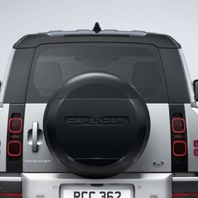 Reservehjulsdeksel Blank Sort